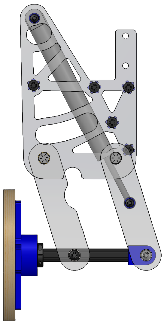 Final gravity claw module retracted