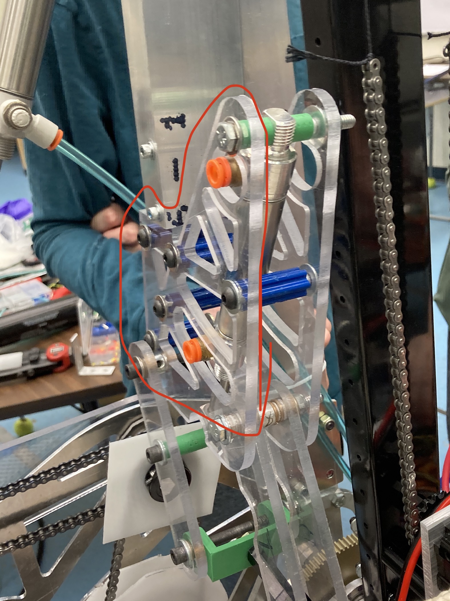 Physical final gravity claw module