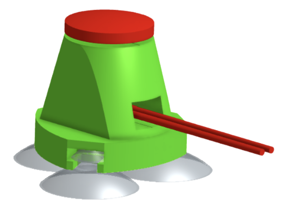 CAD rendering of the newest Mute Jammer prototype
